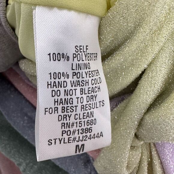 NWT Storia Rainbow Pastel Long Sleeve Pants Jumpsuit size Medium - Picture 7 of 7